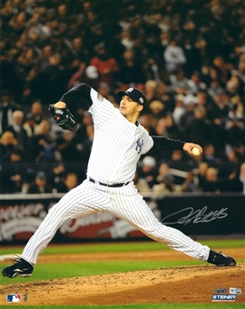 Lot of (2) Andy Pettitte Signed 16x20 Photos (MLB Authenticated & Steiner)